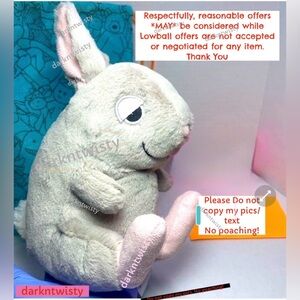 1 OWNER! AUTH SALES RECEIPT! RETIRED BNWT Jellycat Cuddlebud Bernard Bunny